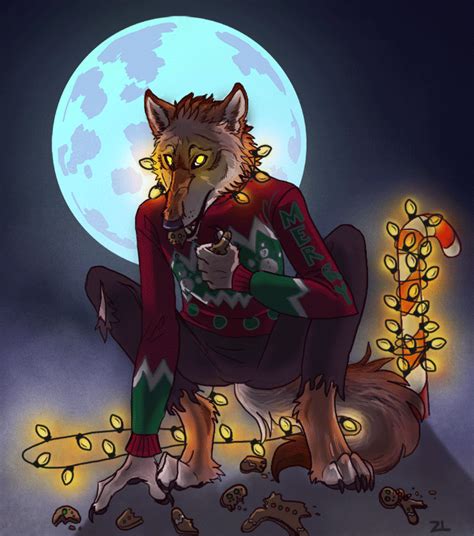 Christmas Werewolf — Weasyl