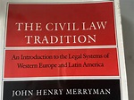 Throwback Thursday: John Henry Merryman on the Civil Law Tradition ...