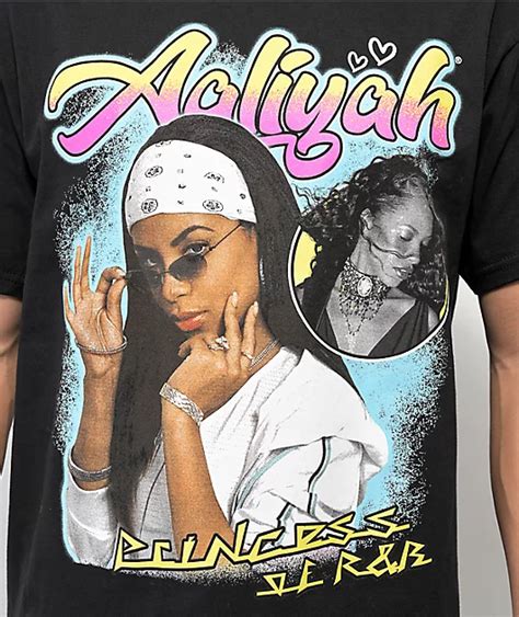 Princess Aaliyah Black T Shirt