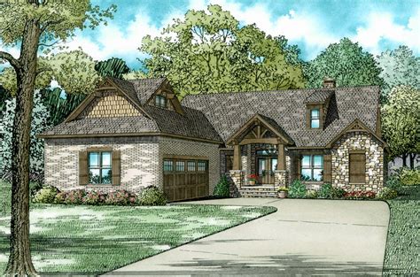 This Arts And Crafts Home With Craftsman Influences House Plan 153