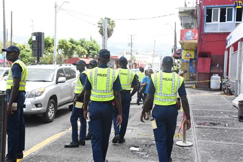 more police officers in town centres jamaica information service