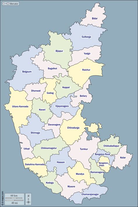 Karnataka District Map Karnataka Political Map Porn Sex Picture