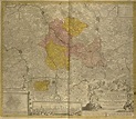 Landkarte Bistum Hildesheim um 1720 - Artist Artist als Kunstdruck oder ...