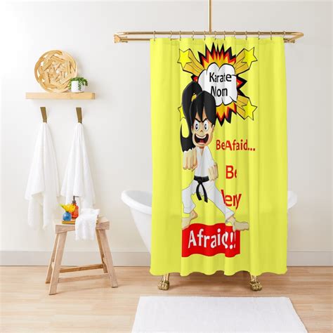 Fierce Karate Mom Not To Be Messed With Shower Curtain By Zanshin Art Redbubble