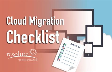 Editable The Complete Cloud Migration Checklist Resolute Ts Cloud