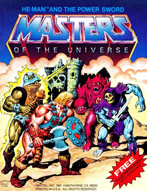 He Publishing Comics Masters Of The Universe Mini Comics Mattel He Man And The