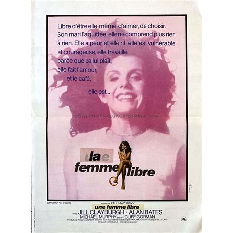 Affiche De Film Française De Une Femme Libre 40x54 Cm