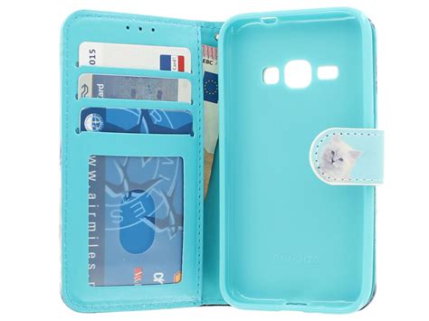 Poezen Bookcase Samsung Galaxy J1 2016 Hoesje