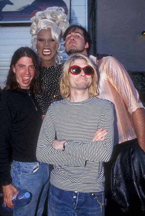 And Then This Iconic Moment Happened Kurt Cobain Rupaul Nirvana
