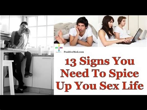 Signs You Need To Spice Up Your Sex Life Youtube
