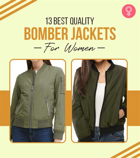 The 13 Best Bomber Jackets For Women 2023 Buying Guide