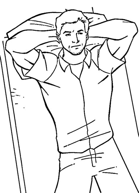 Scott Lang Thinks All Night In The Ant Man Movie Coloring Page Free Printable Coloring Pages