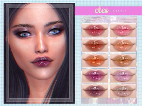 Cleo Lip Colour By Screaming Mustard At Tsr Sims 4 Up