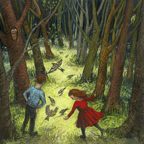 Hansel And Gretel Illustrations Charlotte Steel Forest Illustration