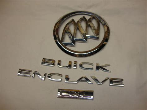 2015 2016 2017 Buick Enclave Cxl Chrome Gate Emblems Oem Ebay
