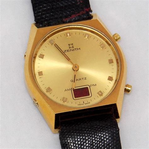 Vintage Zenith Timecommand Quartz Watch With Digital Reado Flickr
