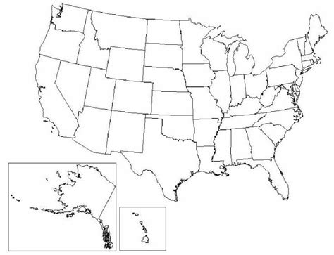Images And Places Pictures And Info United States Of America Map Outline