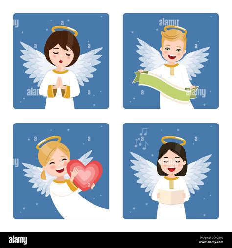 Music Angels Stock Vector Images Alamy