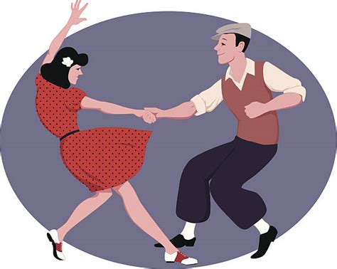 Swing Dance Clip Art Vector Images And Illustrations Istock