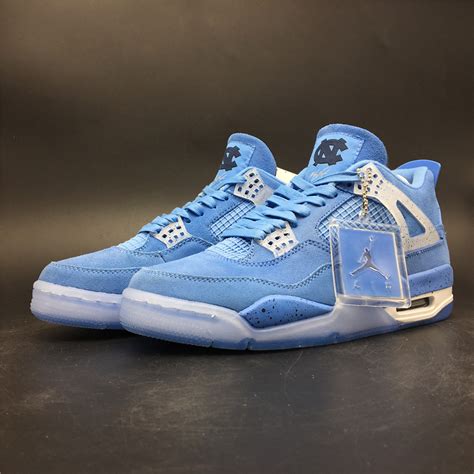 Air Jordan 4 Retro Unc Pe Sky Blue White Topkicks Cheap Air Jordan