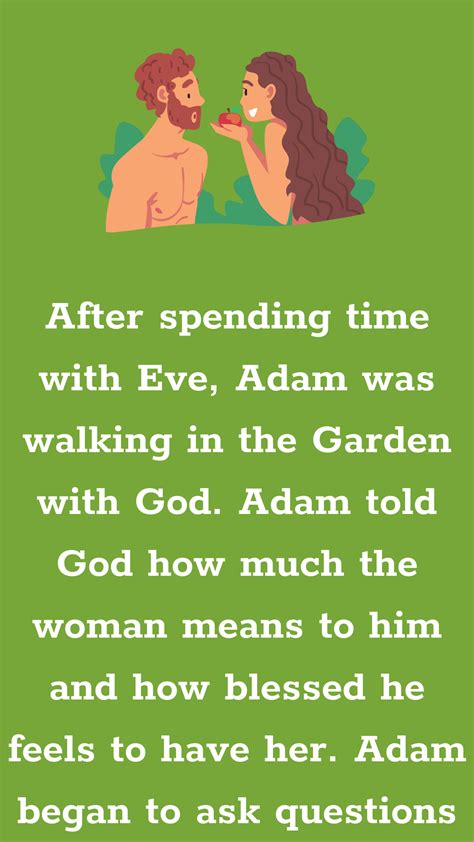 Adam And Eve Funny Long Jokes