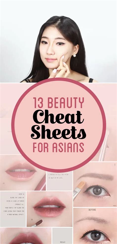 13 Asian Beauty Cheat Sheets Youll Want To Bookmark Asian Makeup