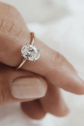 Your Heart Will Melt When You See These 24 Oval Engagement