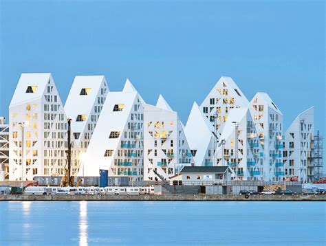 Jds Architects Iceberg Housing Mimics Jagged Floating Ice In Denmark