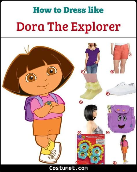 Dora The Explorer Boots And Diego Costume For Cosplay And Halloween