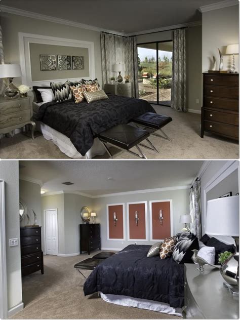 Two Views Of The Same Suite Of This Master Bedroom Retreat Great