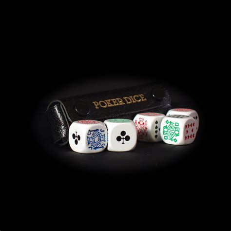 How to use poker dice. /Poker Dice / Liar Dice - Deluxe In Leather Case | Pink Cat Shop