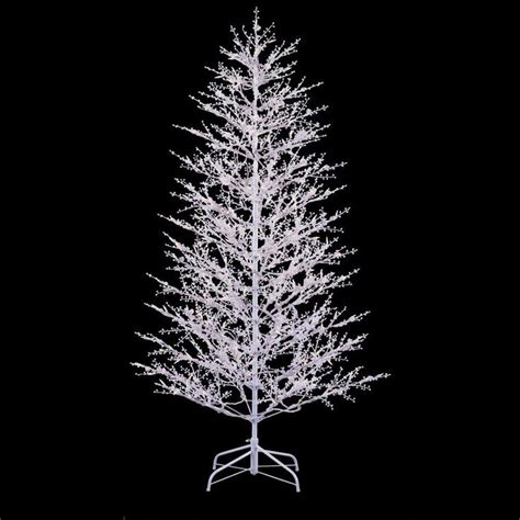Ge fresh cut christmas tree. GE 7 ft. White Winter Berry Branch Artificial Christmas ...