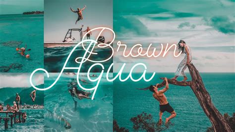 Hello friends to new article (png and presets free download). Lightroom mobile presets | Aqua & Brown | NGK | lightroom ...