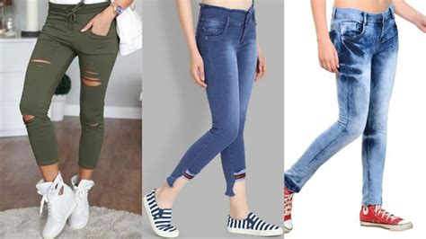 19 Different Types Jeans Designs Stylish Ripped Jeans For Girls Girls And Ladies Jeans 2020 Youtube