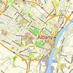 Albany New York US printable vector map https://vectormap.net/map ...