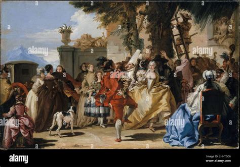 Un Baile En El País Ca 1755 Giovanni Domenico Tiepolo Italiano