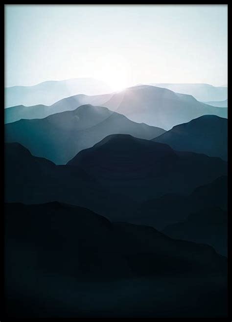 Mountain Landscape Poster