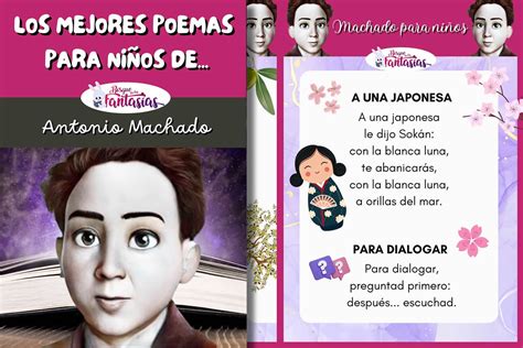 Los Mejores Poemas De Antonio Machado Para Niños En Pdf