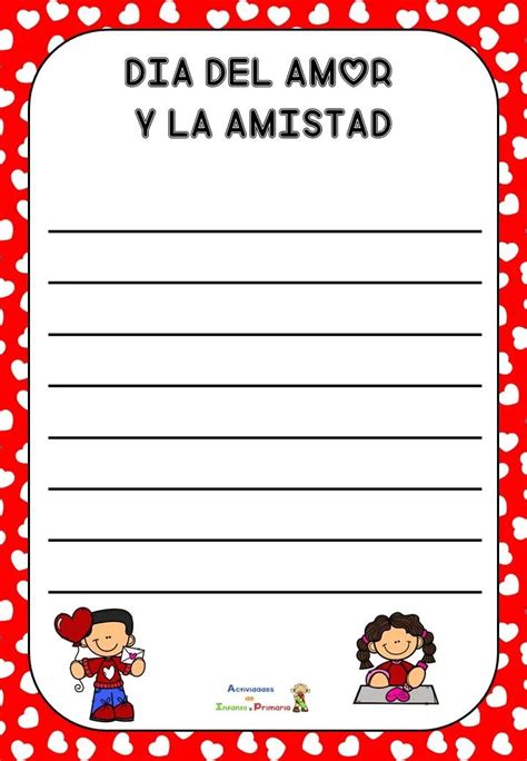 Plantillas De Cartas Para El Día De San Valentín Cartas Para San