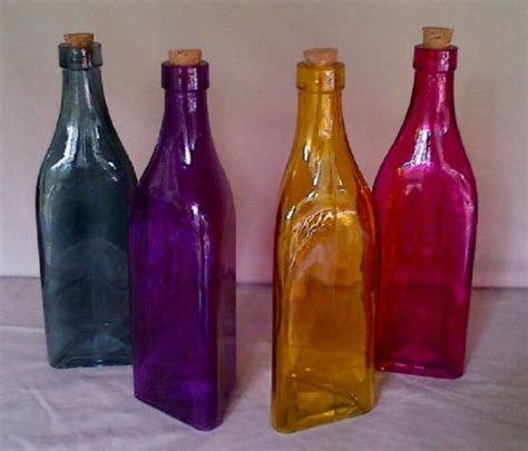 Colored Glass Bottles For Bottle Tree