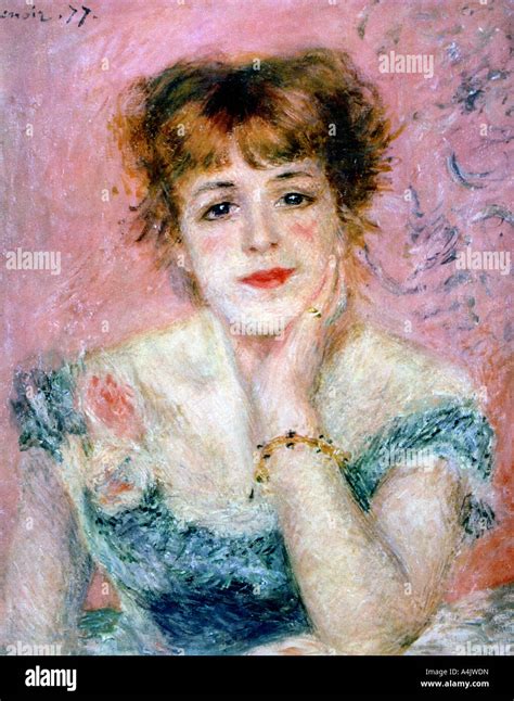 Porträt Der Schauspielerin Jeanne Samary 1878 Künstler Pierre