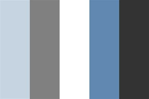 Old Blue With Greys Color Palette Grey Color Palette Black Color