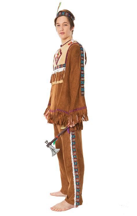 Adult Warrior Native American Indian Costume