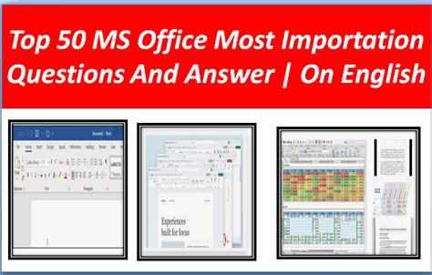 Ms Office Objective Questions And Answers Pdf Download In English