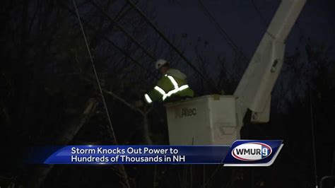 Storm Knocks Out Power To Hundreds Of Thousands In Nh
