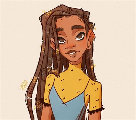 Behance For You Black Girl Art Girl Drawing Sketches Girl Cartoon