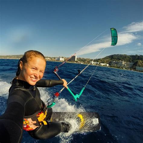 Selfie Kite Surfing Kiteboarding Beach Life