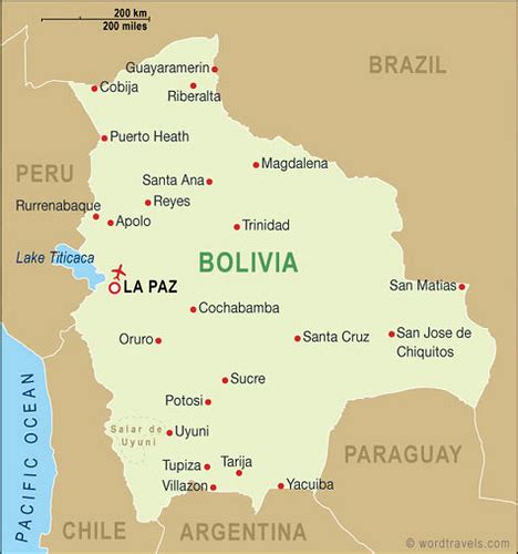 Carte Bolivie Connaître Les Caractéristiques Géographiques De La