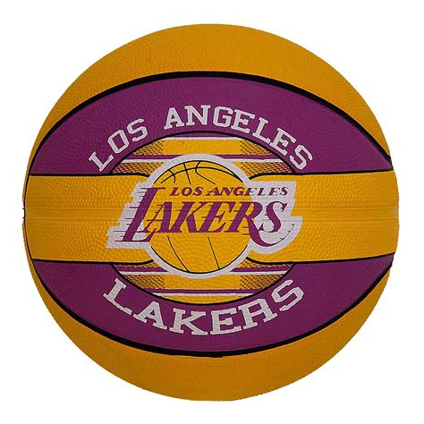 Buy Spalding Los Angeles Lakers Basketball Purpleyellowsize 7