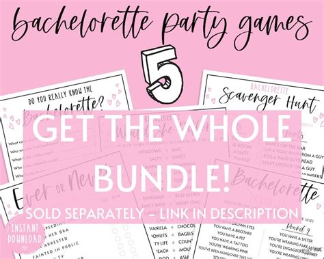 Bachelorette Party Games Ever Or Never Game Fun Hen Party Games Never Have I Ever Bride To Be